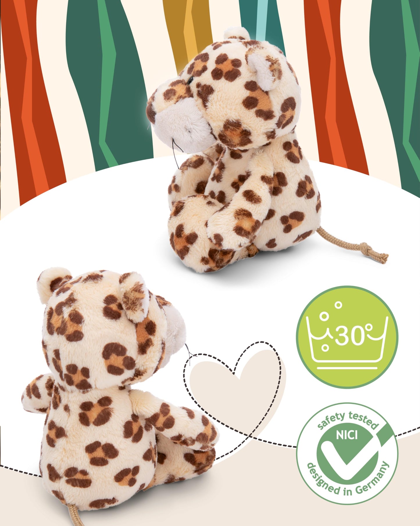 NICI Kuscheltier Giraffe 20cm Zoo Friends