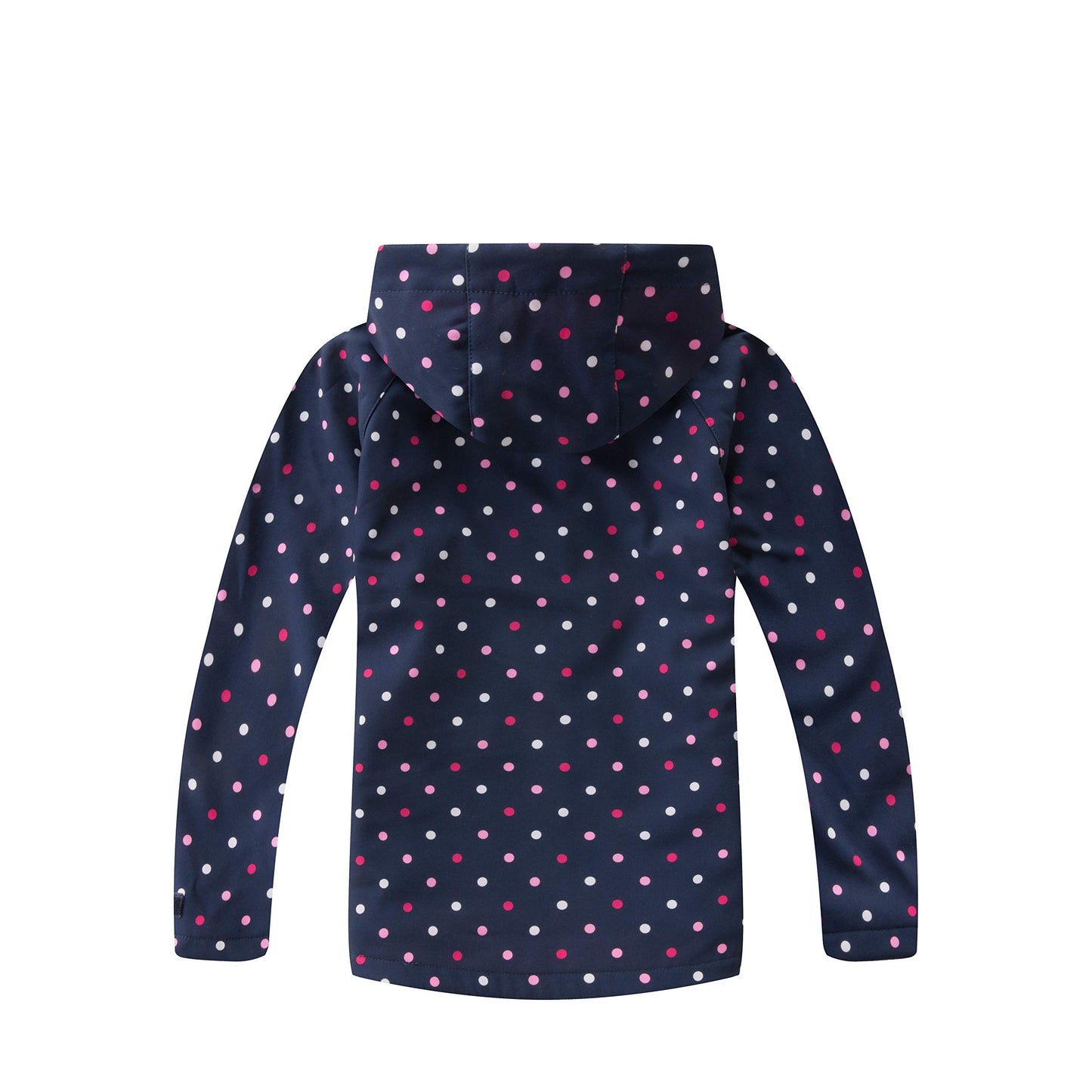 Natashas Children's Girls' Waterproof Jacket Transition Jacket Fleece Lining Warm Breathable Windproof Hiking Jacket Softshell Jacket Outdoor Jacket with Hood