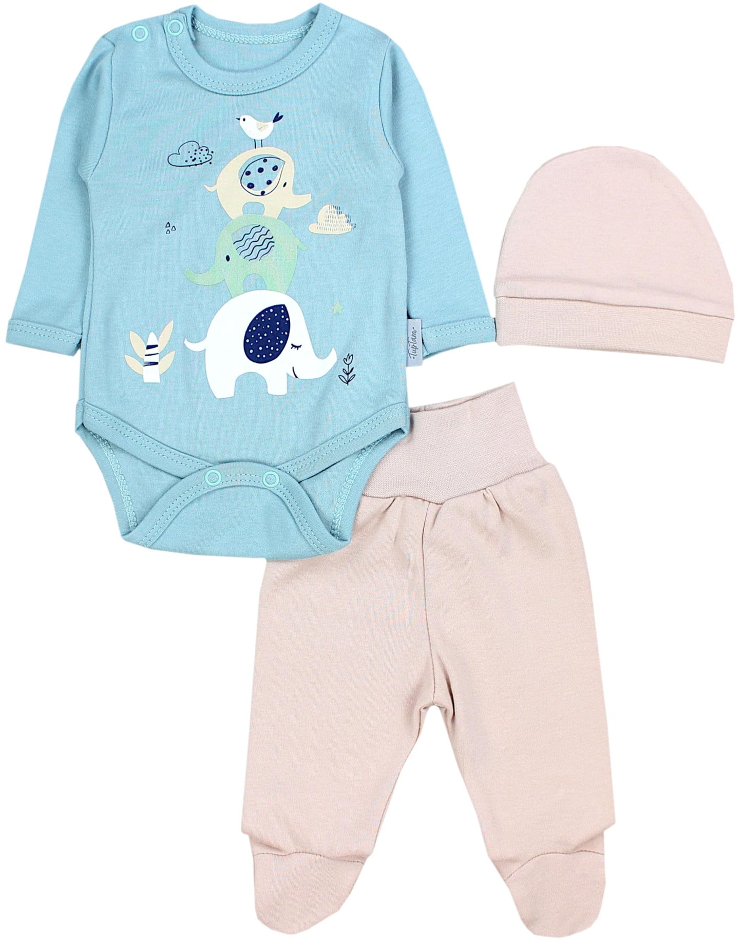 TupTam 3-Piece Unisex Baby Clothing Set with Print