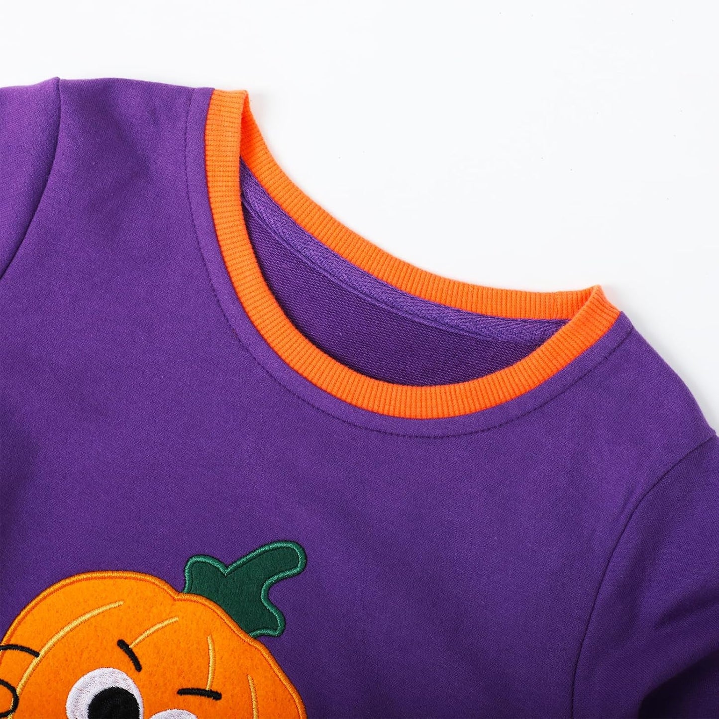 HILEELANG Halloween-Kürbis-Sweatshirt für Kleinkinder, Herbst- und Thanksgiving-Pullover für Jungen und Mädchen, niedliches Herbst-Outfit, Größen 18 - 7 Jahre