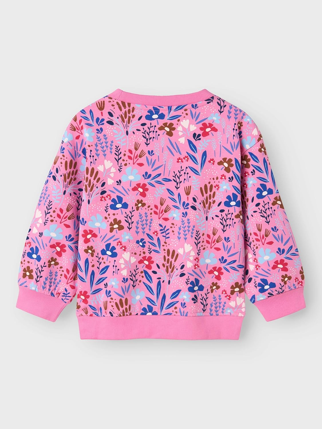 NAME IT Girls' Nmfnirana LS Loose Sweat Pb Sweatshirt