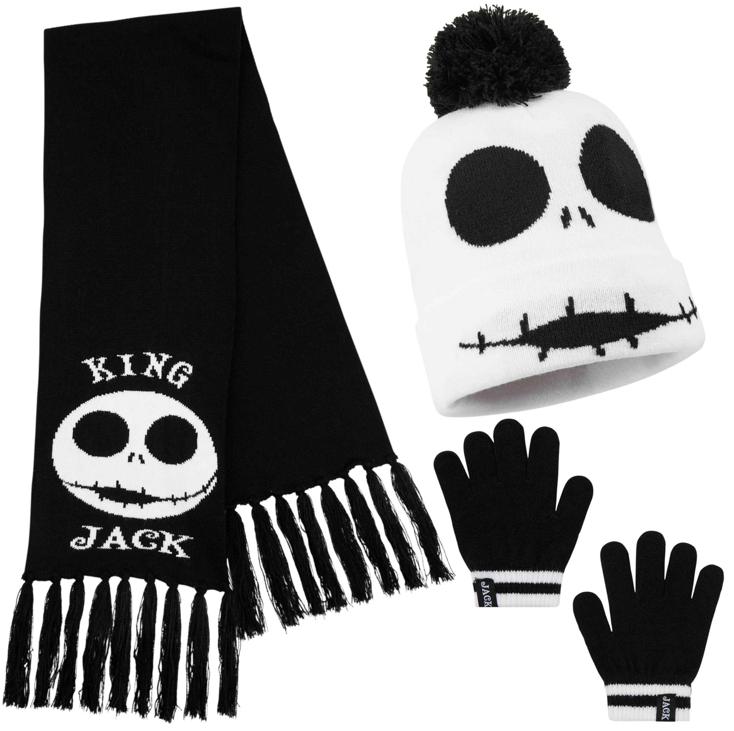 Disney The Nightmare Before Christmas Girls' Winter Accessory Set - Gifts Girls