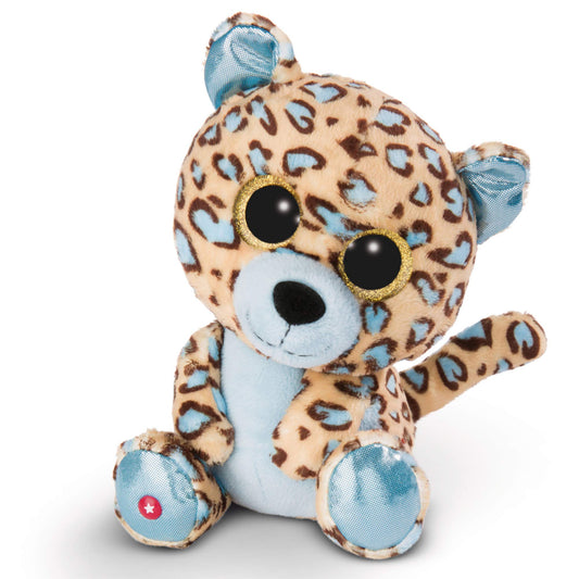 NICI Glubschis: Das Original – Waschbär Clooney 25 cm – Kuscheltier Augen – Flauschiges Plüschtier mit großen Glitzeraugen – Schmusetier für Kuscheltierliebhaber – 45569