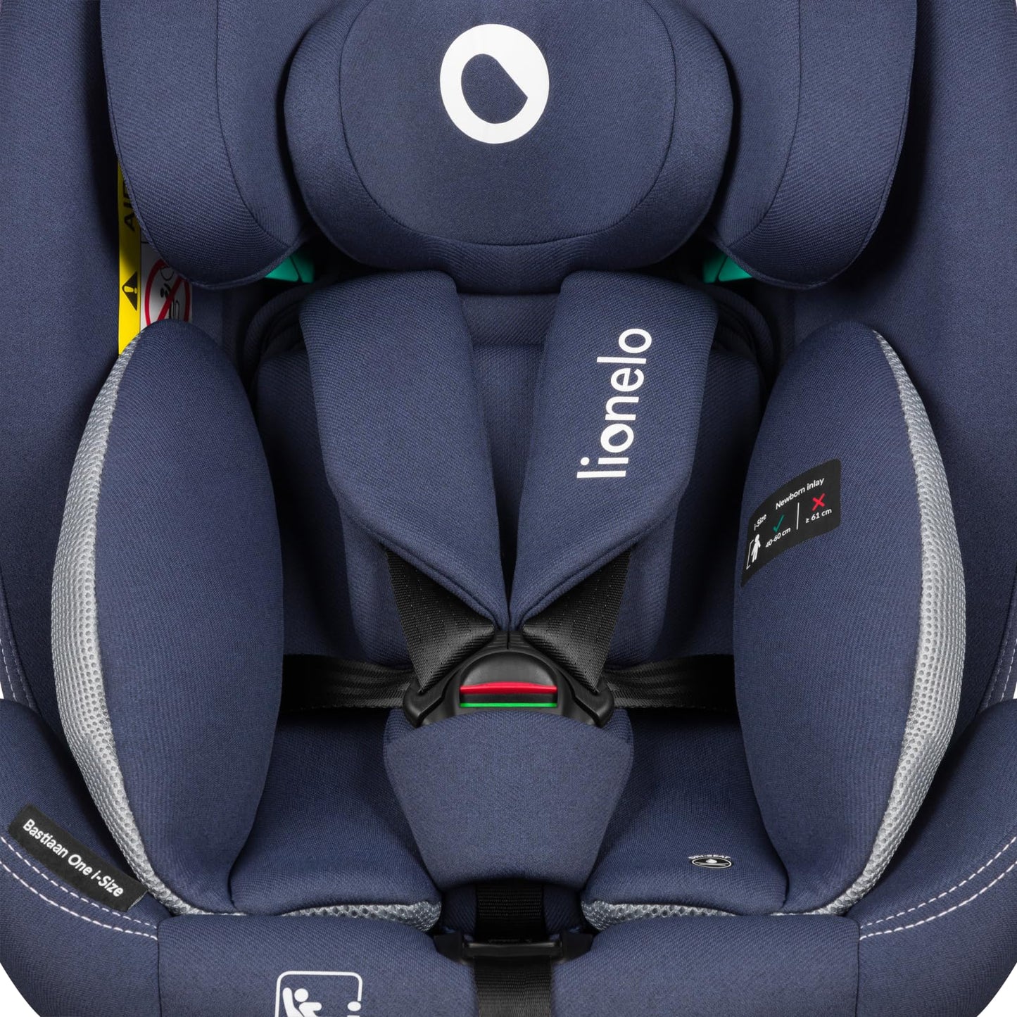 LIONELO Bastiaan i-Size One 360o drehbarer Autositz für Kinder von 40-150 cm, Montage in Fahrtrichtung und entgegen der Fahrtrichtung möglich, ISOFIX Pas TopTether Einstellbare Rückenlehne - Meloni2
