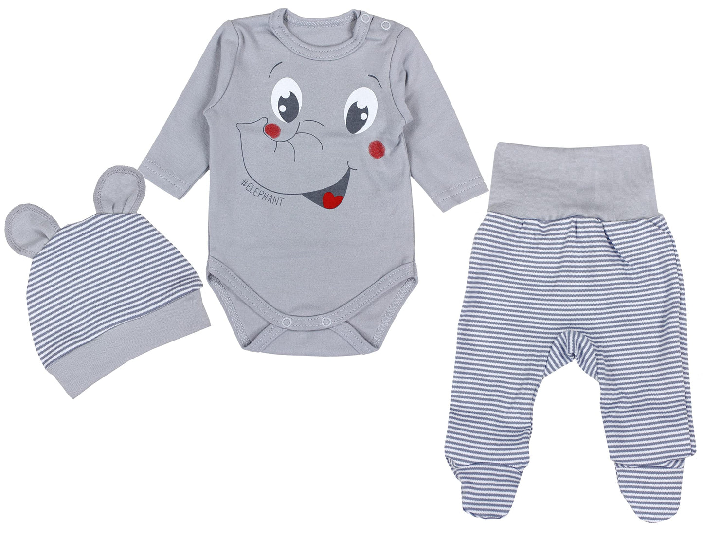 TupTam 3-Piece Unisex Baby Clothing Set with Print