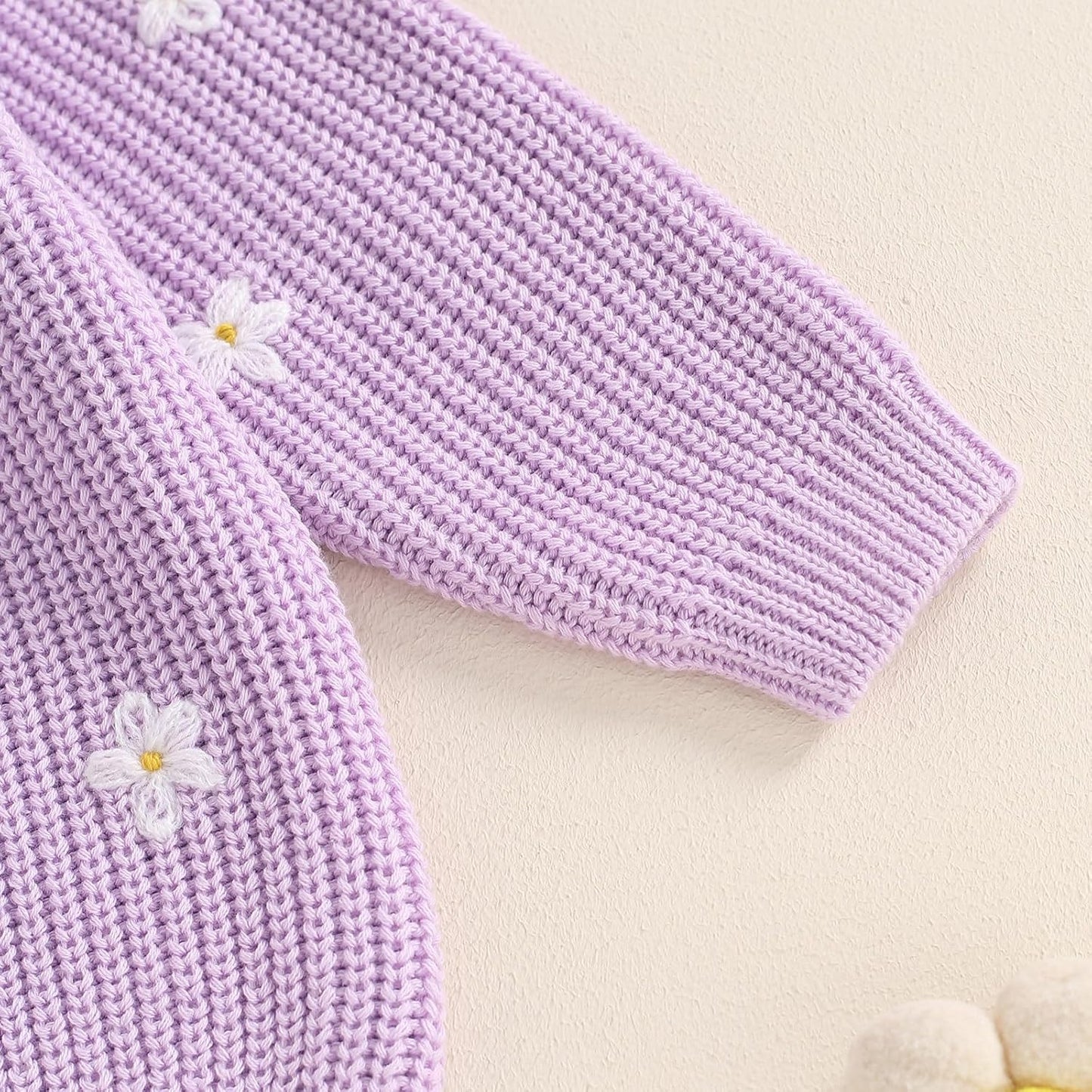 L&ieserram Baby Mädchen Jungen 1. Geburtstag Gestrickt Pullover Jumper Langarm Strickpullover Pulli Kleinkinder Kleidung Outfit Knitted Sweater 1 Jahr