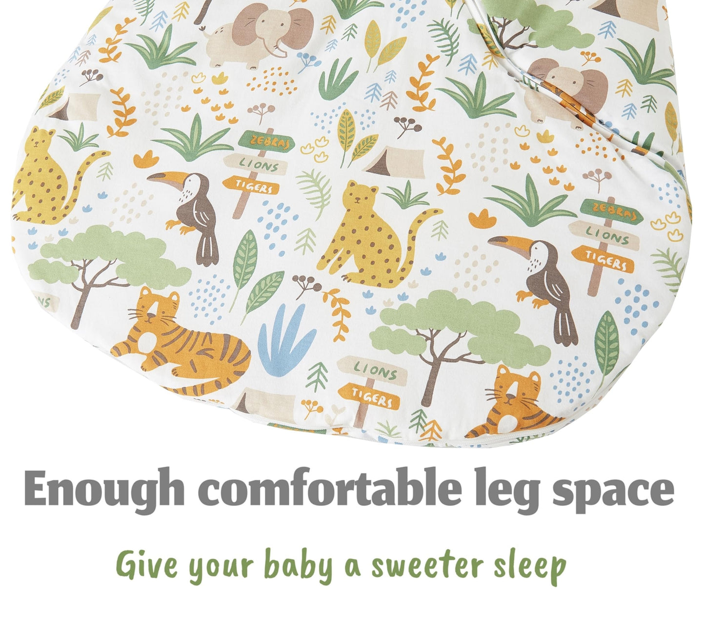 Chilsuessy Baby Sleeping Bag Winter with Removable Long Sleeve Organic Cotton Baby Sleeping Bag Small Children All-Year Sleeping Bag Pyjamas for Boys and Girls, Crown/2.5 Tog, 75-90 cm