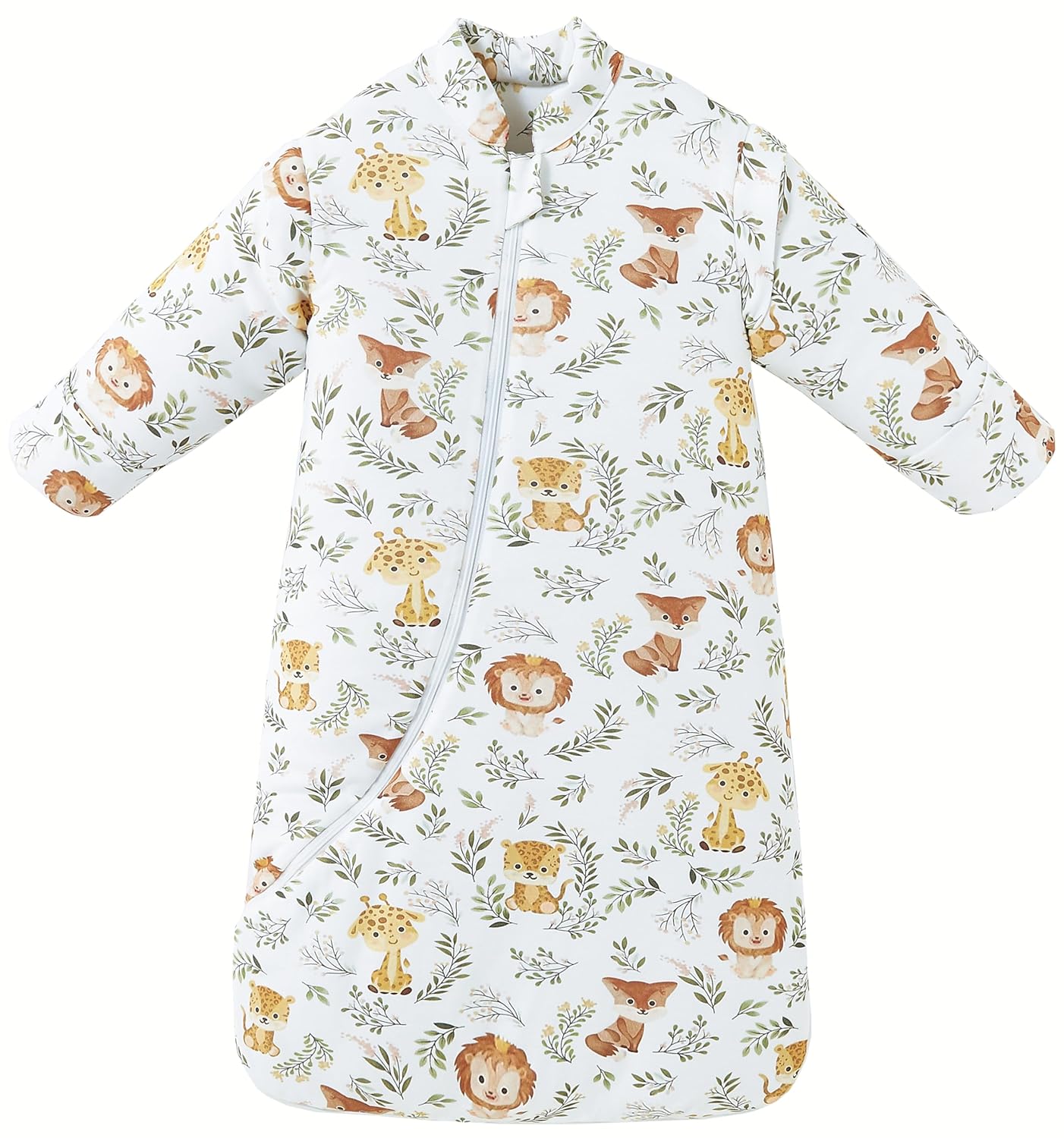 Chilsuessy Baby Sleeping Bag Winter, Removable Sleeves, Warm Lined 3.5 Tog Winter Sleeping Bags, Boys/Girls Sleeping Bag for Toddlers from 6 Months to 6 Years