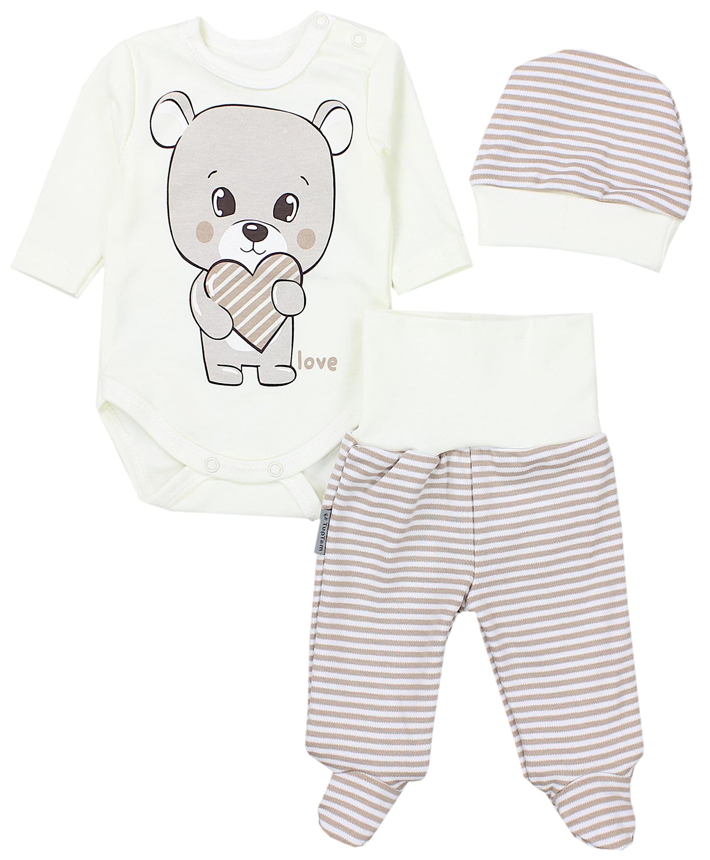TupTam 3-Piece Unisex Baby Clothing Set with Print