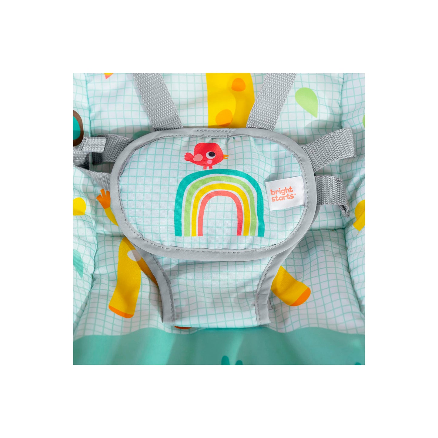 Bright Starts, Disney Baby Minnie Mouse Forever Besties, Wippe für Babies und Kleinkinder, mit beruhigenden Vibrationen, abnehmbarem Spielzeugbogen und 2 Spielzeugen, rose, 12209