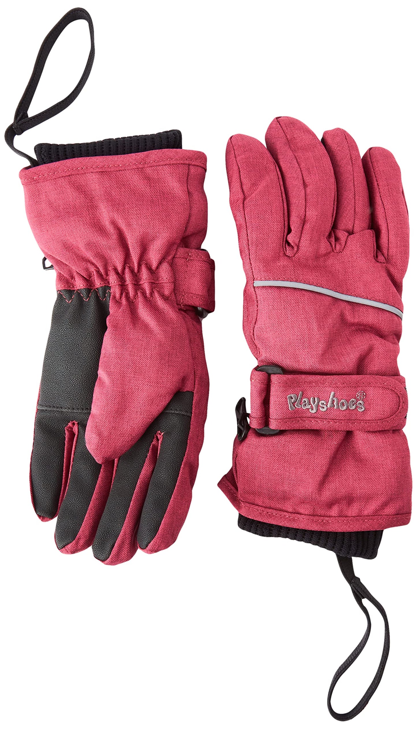 Playshoes Unisex Children's Winter Finger Gloves with Velcro Fastener