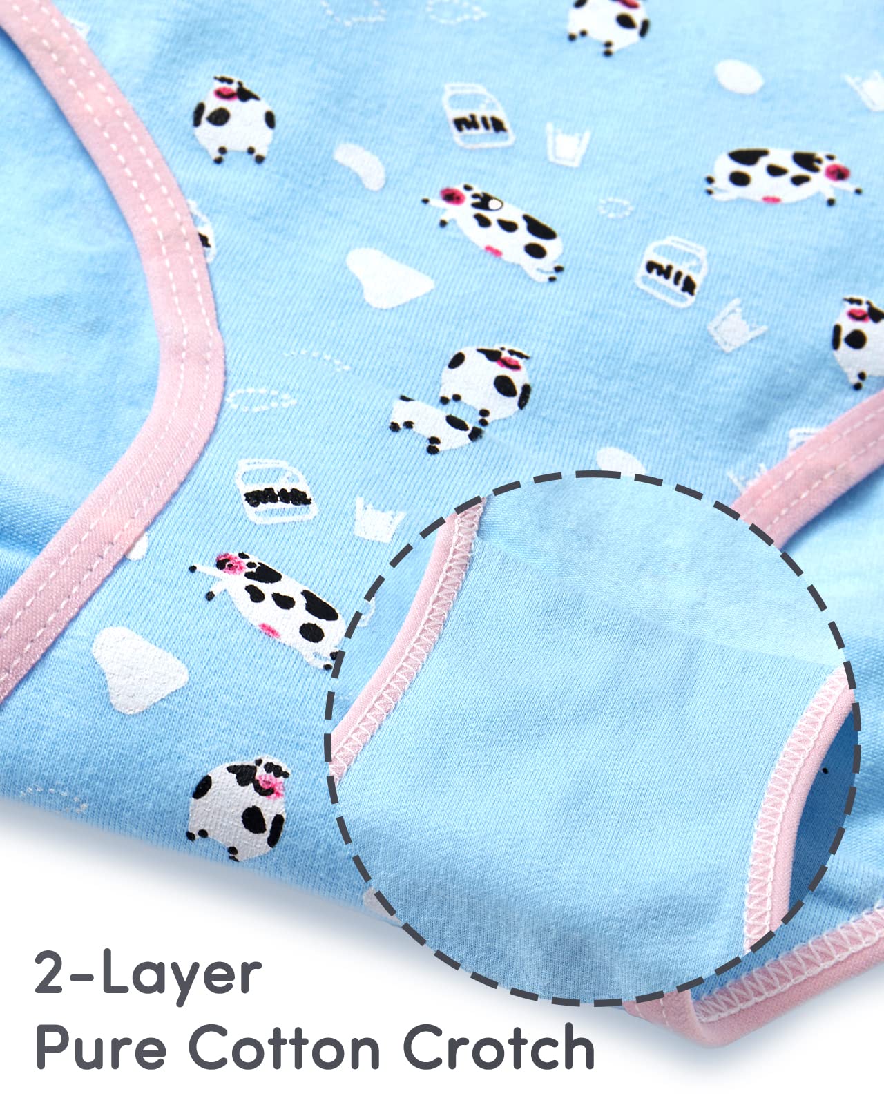 Adorel Girls' Briefs Cotton Teenage Underwear 12-Pack