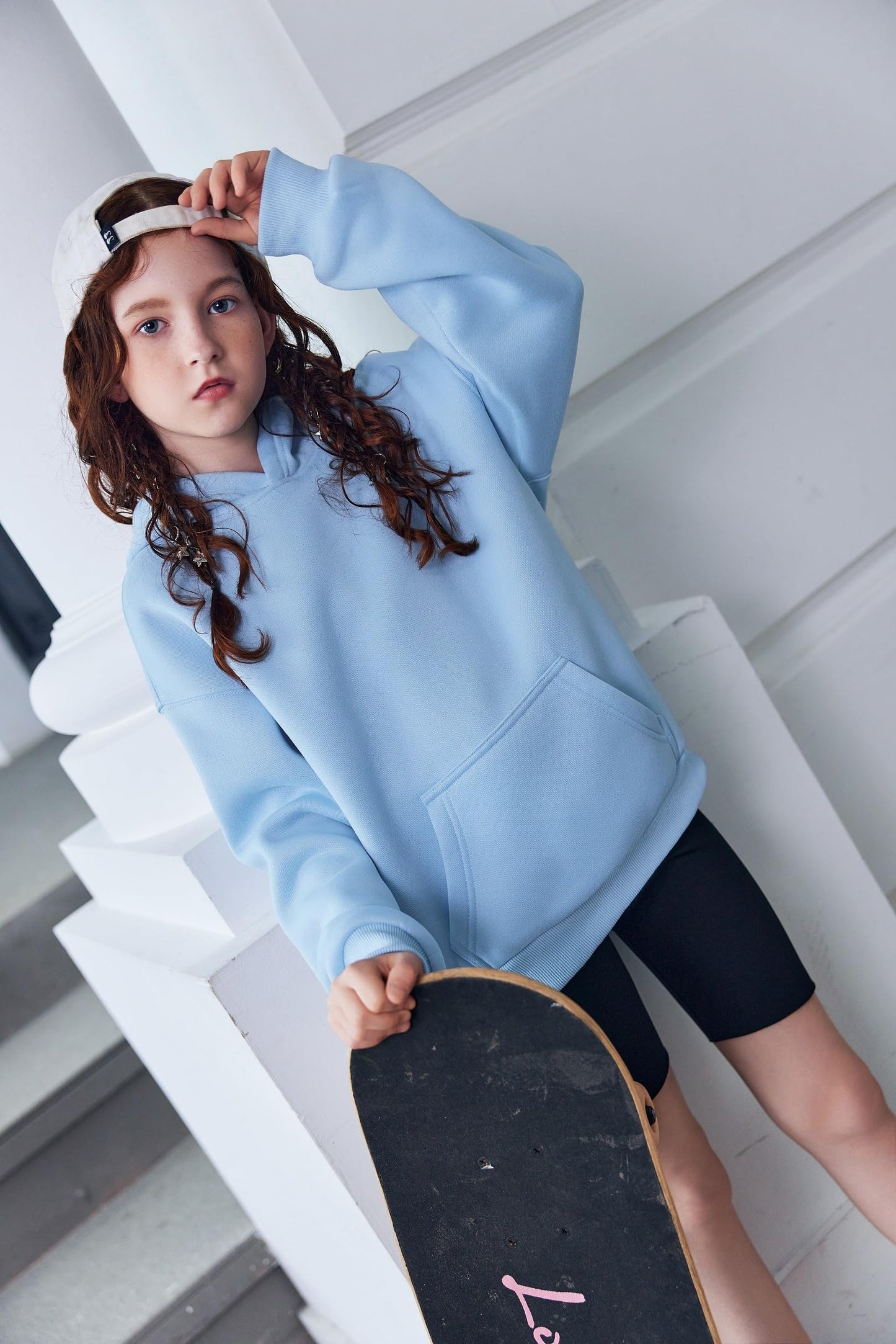 Arshiner Girls' Warm Fleece Children's Hoodie Winter Pullover with Pocket Sweatshirt for Girls 6-16 Years