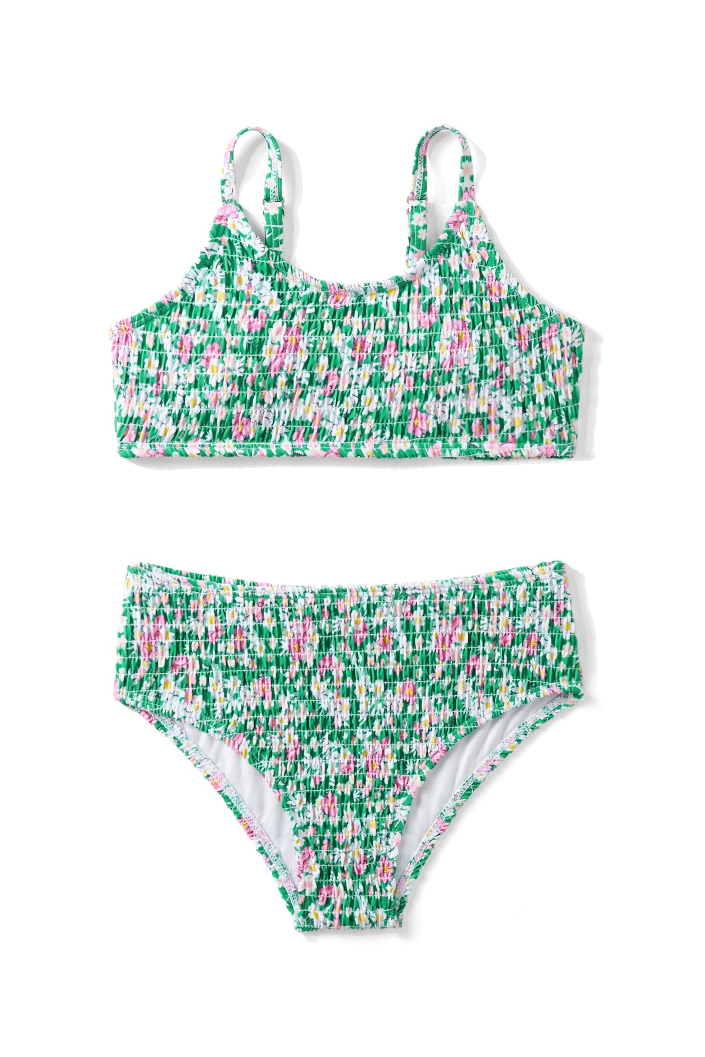 Arshiner Mädchen Bikini-Set Sommer Kinder Badeanzuge Zweiteiliger Mode Tankini Hautfreundlich Atmungsaktiv Bikinis für Mädchen 5-14 Jahre