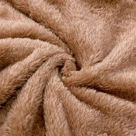 Baby Junge Mädchen Herbst Winter Kleidung Langarm Reißverschluss Hoodie Mantel Einfarbig Fleecejacke Bärenohr Kapuzenjacke