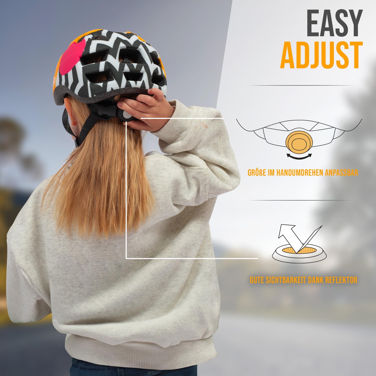 Apollo Kinder Fahrradhelm, Helm für Kinder & Jugendliche, Multisport Helm, Fahrradhelm Mädchen, Fahrradhelm Jungen, Kinderhelm ab 3 Jahre, Verstellbarer Kinder-Helm, ab Größe 48, für Fahrrad & Roller