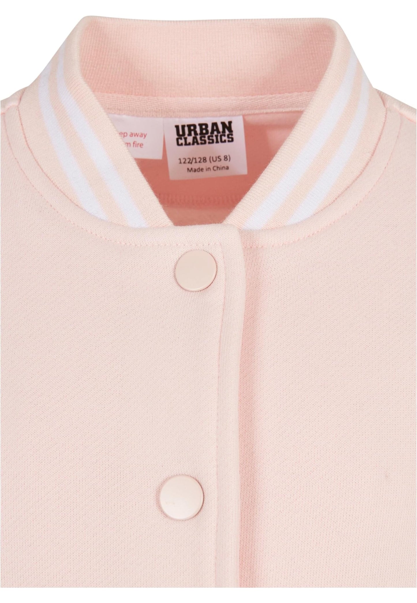 Urban Classics Girls' Inset College Sweat Jacket