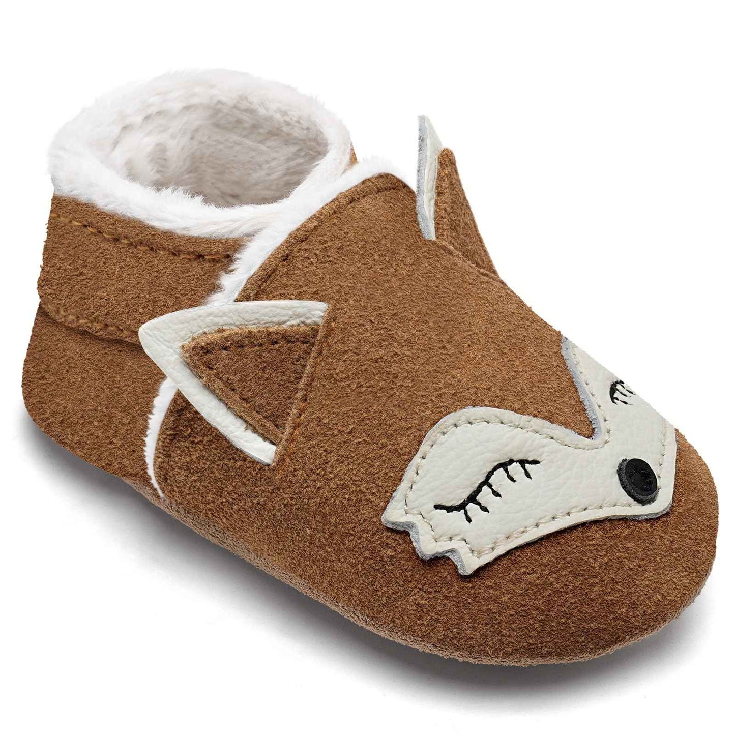 IceUnicorn Baby's Crawling Shoes, Winter First Walking Shoes, Baby Lined Leather Shoes, Soft Leather, Suede Soles, Leather Slippers