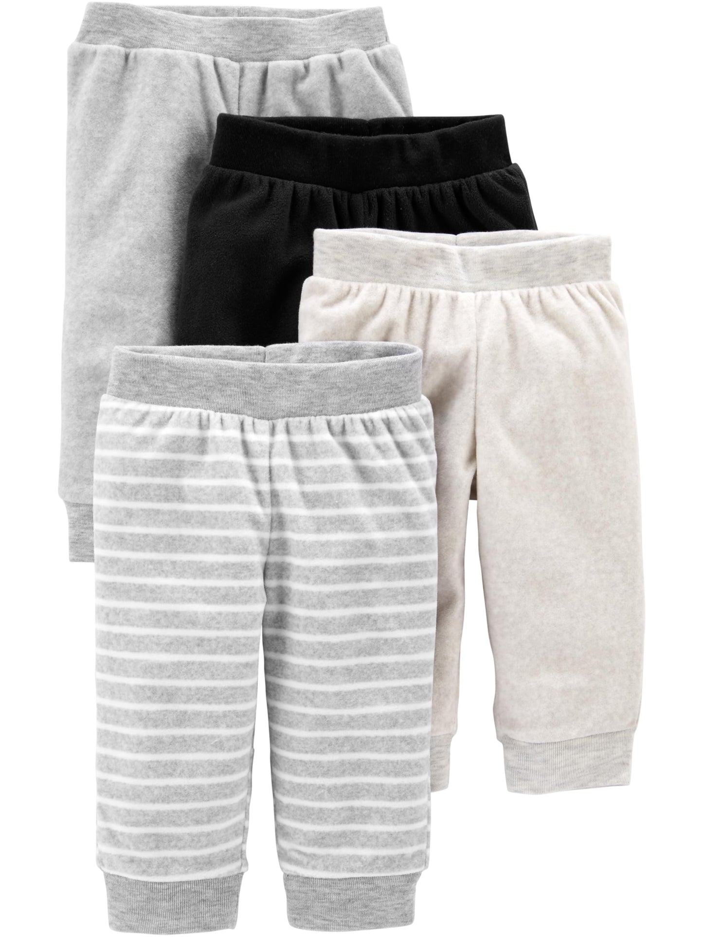 Simple Joys by Carter's Unisex Baby Trousers (Pack of 4)