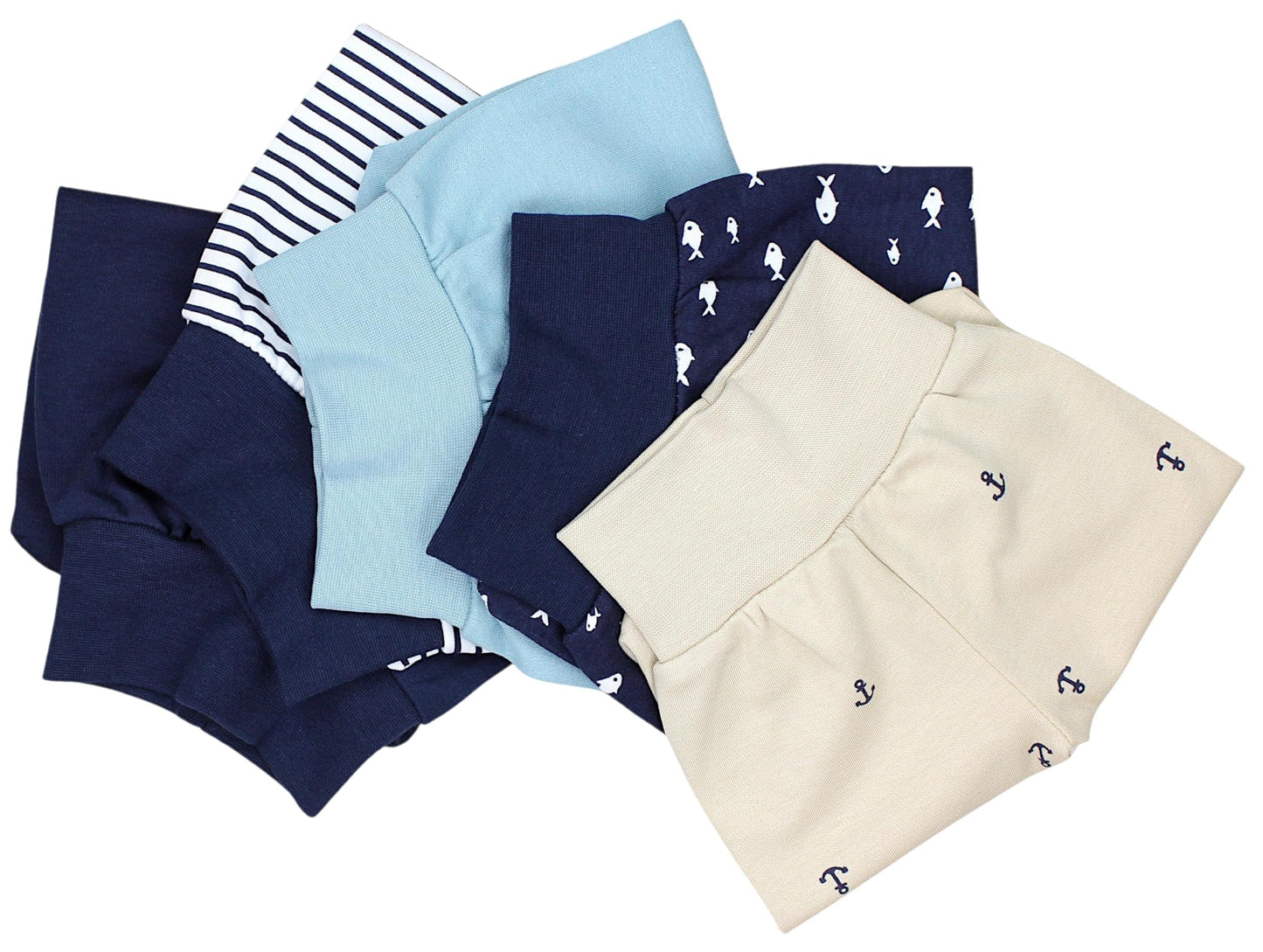 TupTam Baby Strampelhose Jungen Mädchen Hose mit Fuß 5er Pack