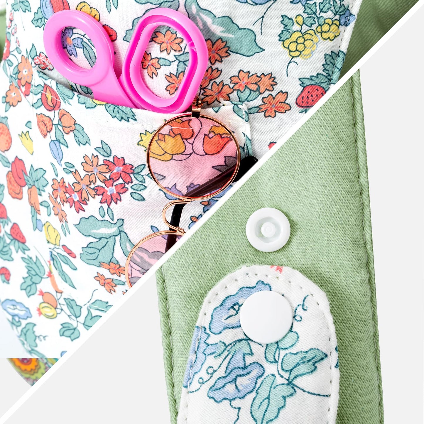 GAGAKU Puppentrage ab 3 Jahre Bauchtrage Babypuppen Zubehör Schultergurte Babytrage Puppe Kleinkind Puppentragetasche Stofftiertrage Kuscheltierträger - Rose - Kaninchengarten