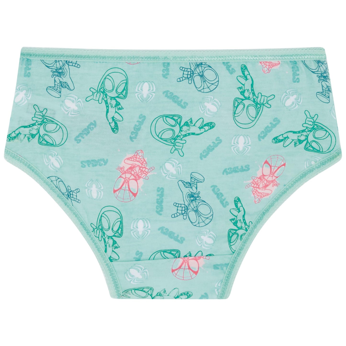 Marvel Spidey & Friends Slip für Mädchen, 100 % Baumwolle, 5 Stück