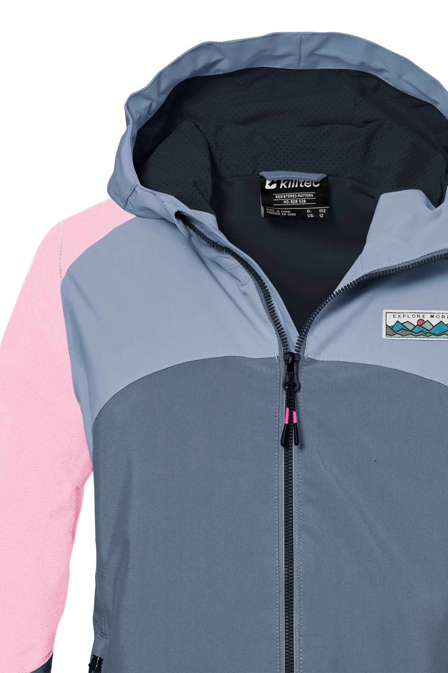 Killtec Girls Kos 150 Grls Jckt functional jacket is waterproof/rain jacket with hood