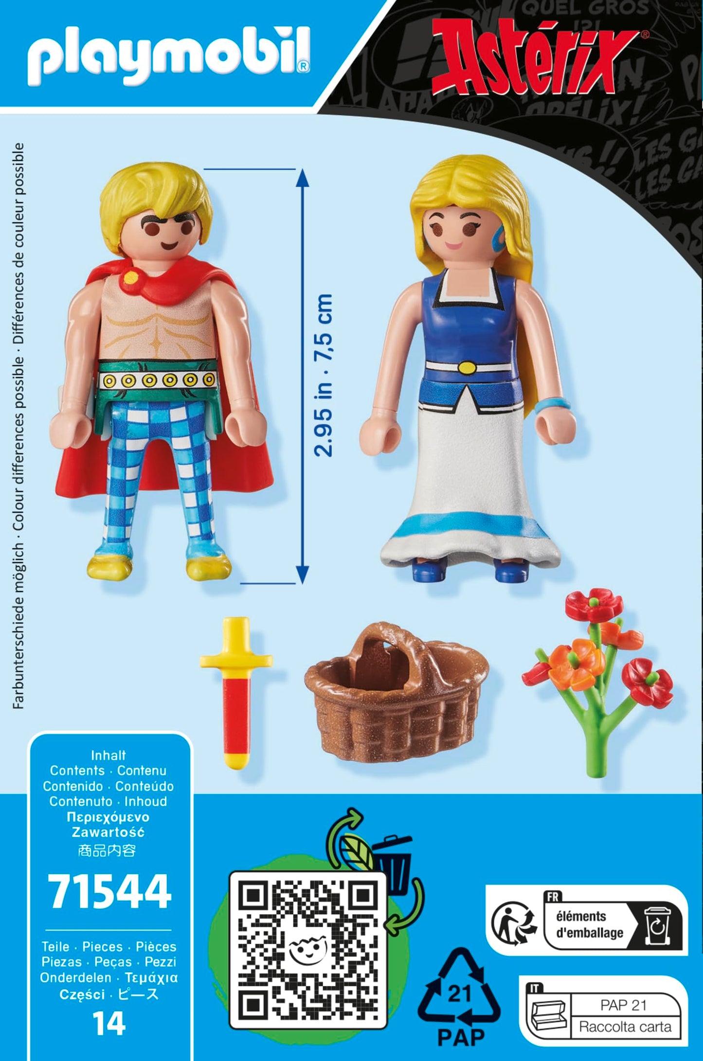 PLAYMOBIL Asterix 71542 Roman Camp, Exciting Conquest of the Camp by the Gauls, Includes Magic Potion for More Body Strength, Detailed Toy for Children from 5 Years