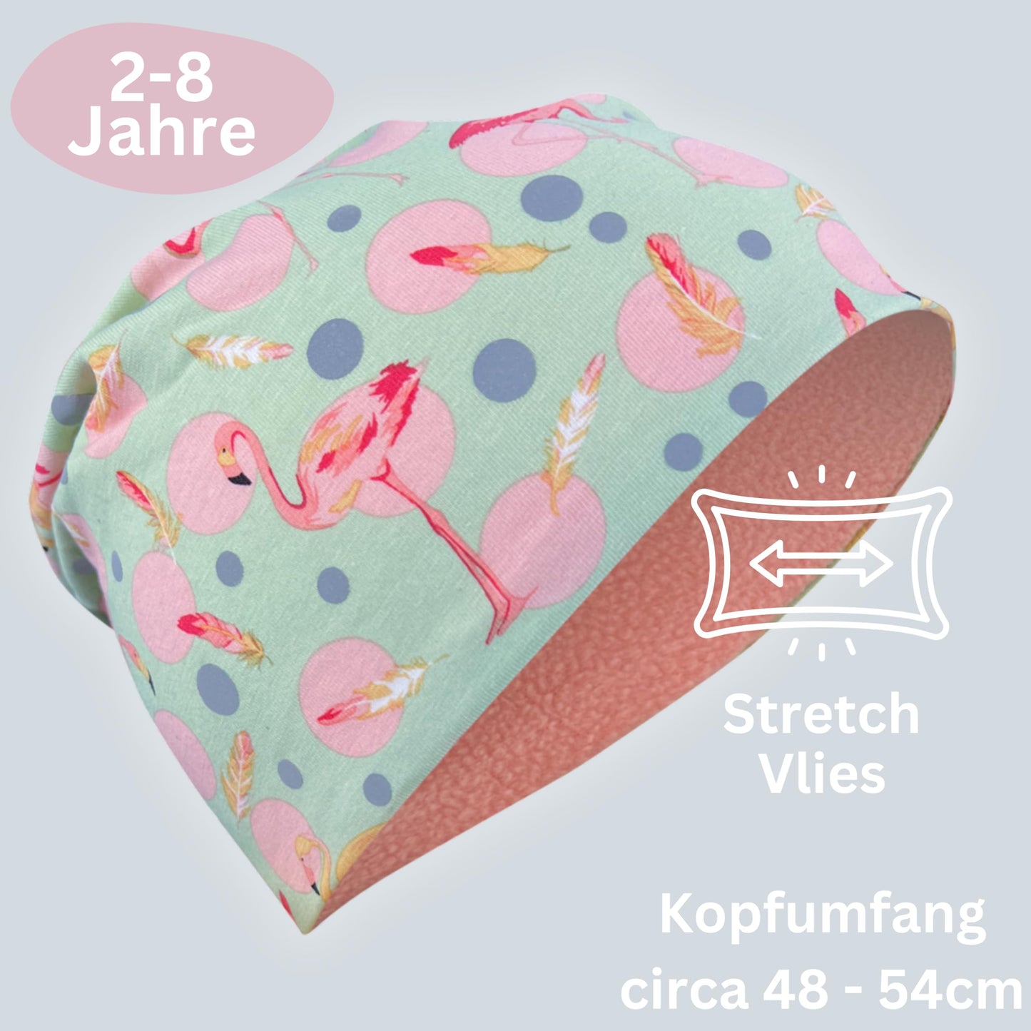 Heckbo 360° Reflector Children's Hat & Loop Scarf Set, Many Designs, 2–8 Years, 95% Cotton, Soft & Easy-Care Stretch Material, for Boys, Girls, Beanie for Spring, Summer, Autumn, Winter