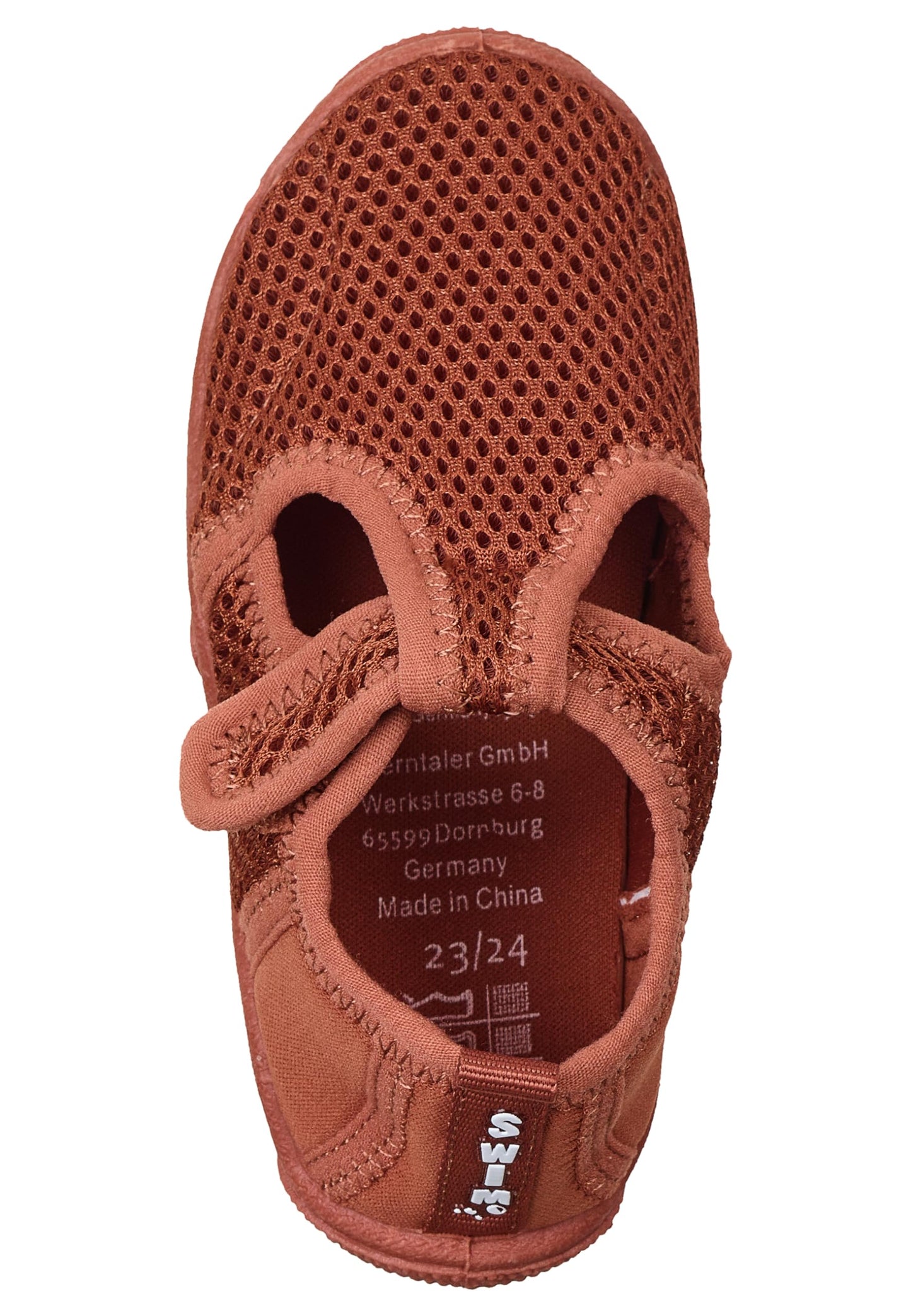 Sterntaler Badeschuhe Uni - Baby Aquaschuhe schnelltrocknend - Unisex Schwimmschuhe aus luftigem Mesh mit Klettverschluss Bequeme Strand Slipper