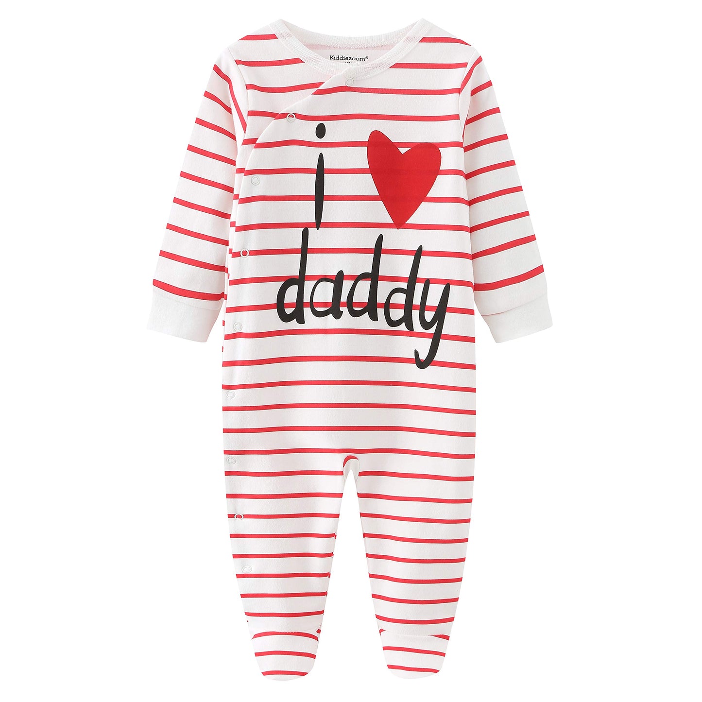 Kiddiezoom Baby-Jungen Mädchen Schlafstrampler, 3er Pack