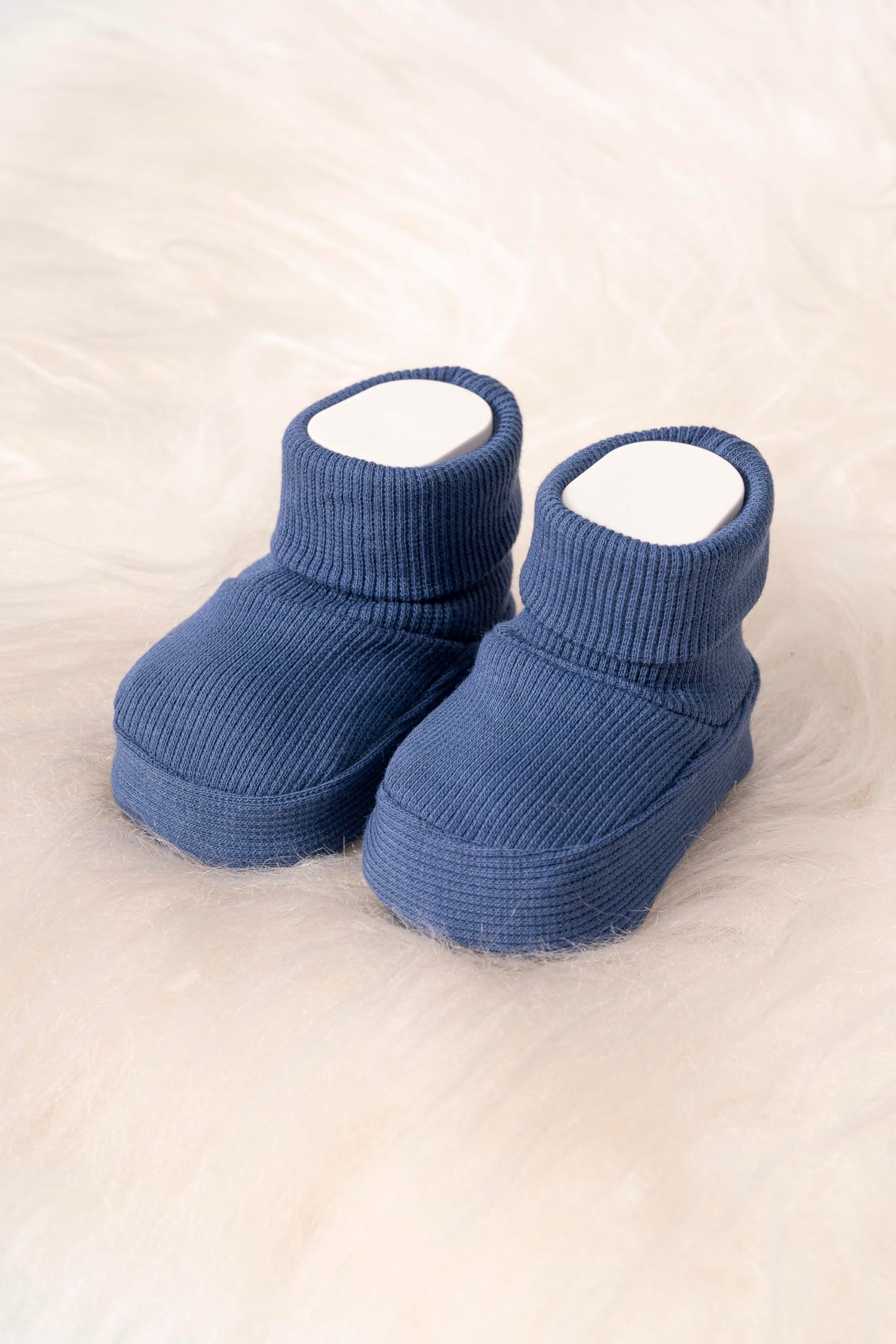 Generisch Baby Krabbel- Hausschuhe - Schuhe Neugeborene - Baumwolle - Diverse Farben - Mädchen - Jungs