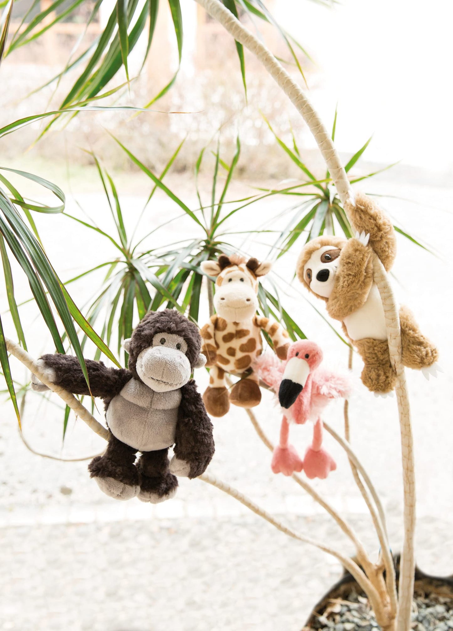 NICI Kuscheltier Giraffe 20cm Zoo Friends
