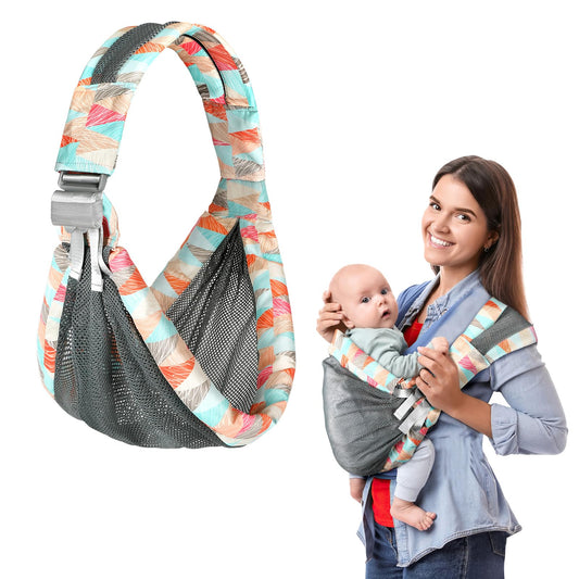 Baby carrier for newborns from birth, ergonomic, child carrier, adjustable baby carrier, suitable for babies from 3 to 36 months, easy to put on, ideal for hands-free parenting