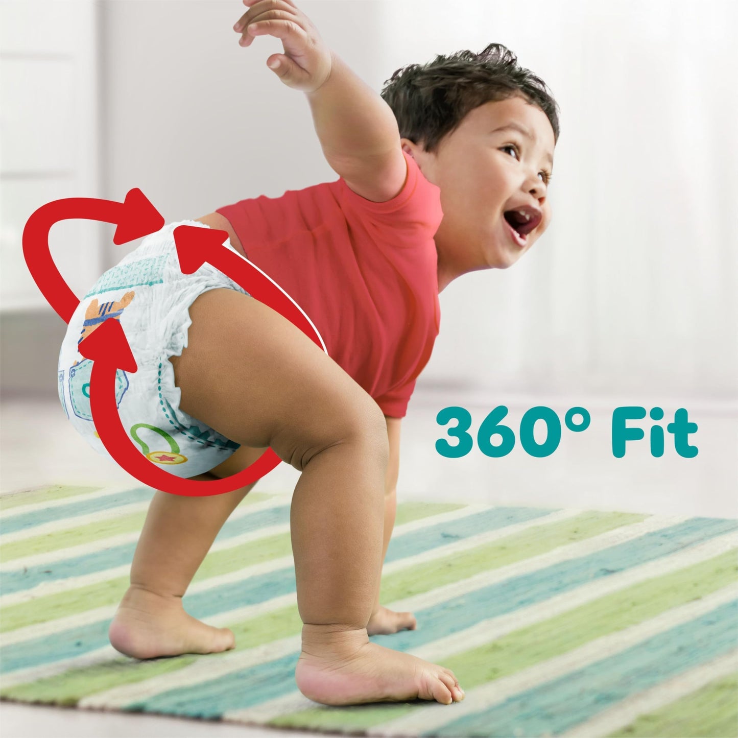 Pampers Baby-Dry Pants Größe 6, 138 Windeln, 13kg-19kg, 360° Passform hilft, Auslaufen zu verhindern