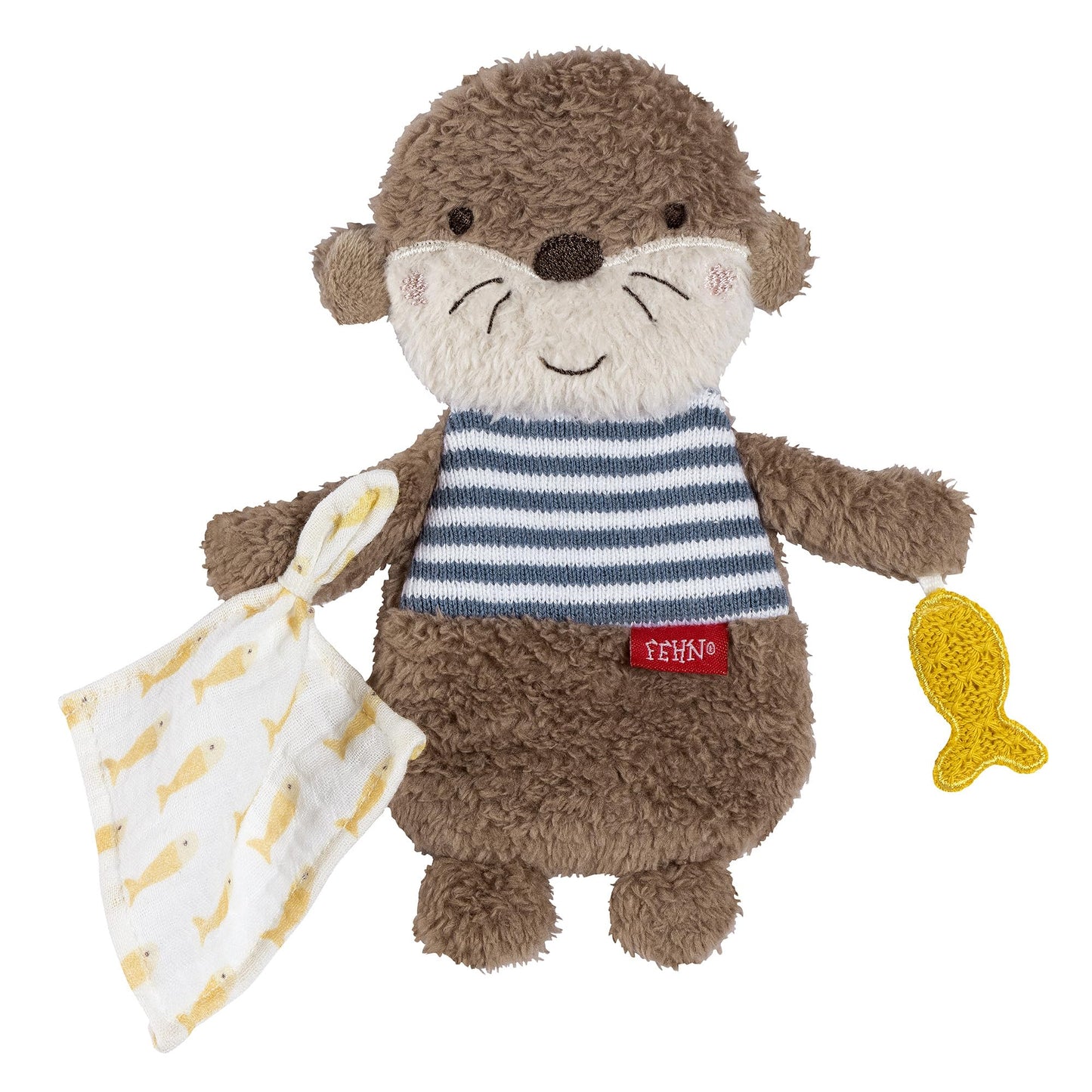 Fehn Knister Seestern – Activity Baby Raschel Spielzeug zum Greifen und Spielen - Activity-Rascheltier Babyspielzeug - Motorikspielzeug & Knisterspielzeug für Babys und Kleinkinder ab 0+ Monaten