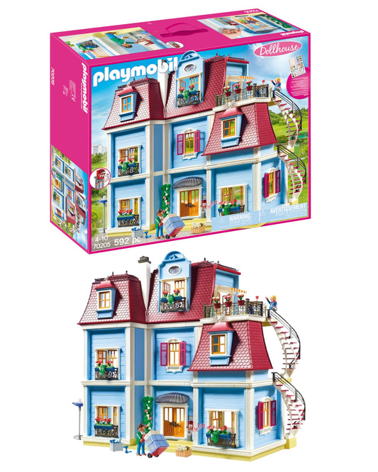 PLAYMOBIL | Dollhouse |Spielzeug für Kinder ab 4 Jahren | Mitnehm-Puppenhaus mit Griff | 70985
