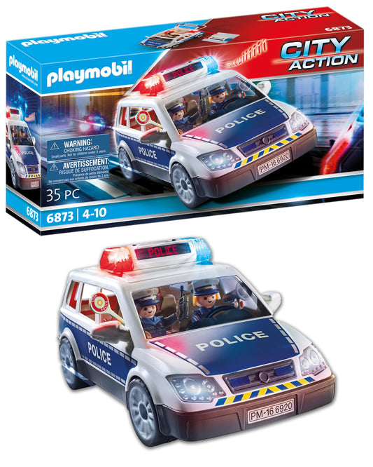 PLAYMOBIL | Action Heroes | Polizei Streifenwagen | Polizeiauto | Spielzeugauto | Spielzeug für Kinder ab 4 Jahren | 71729