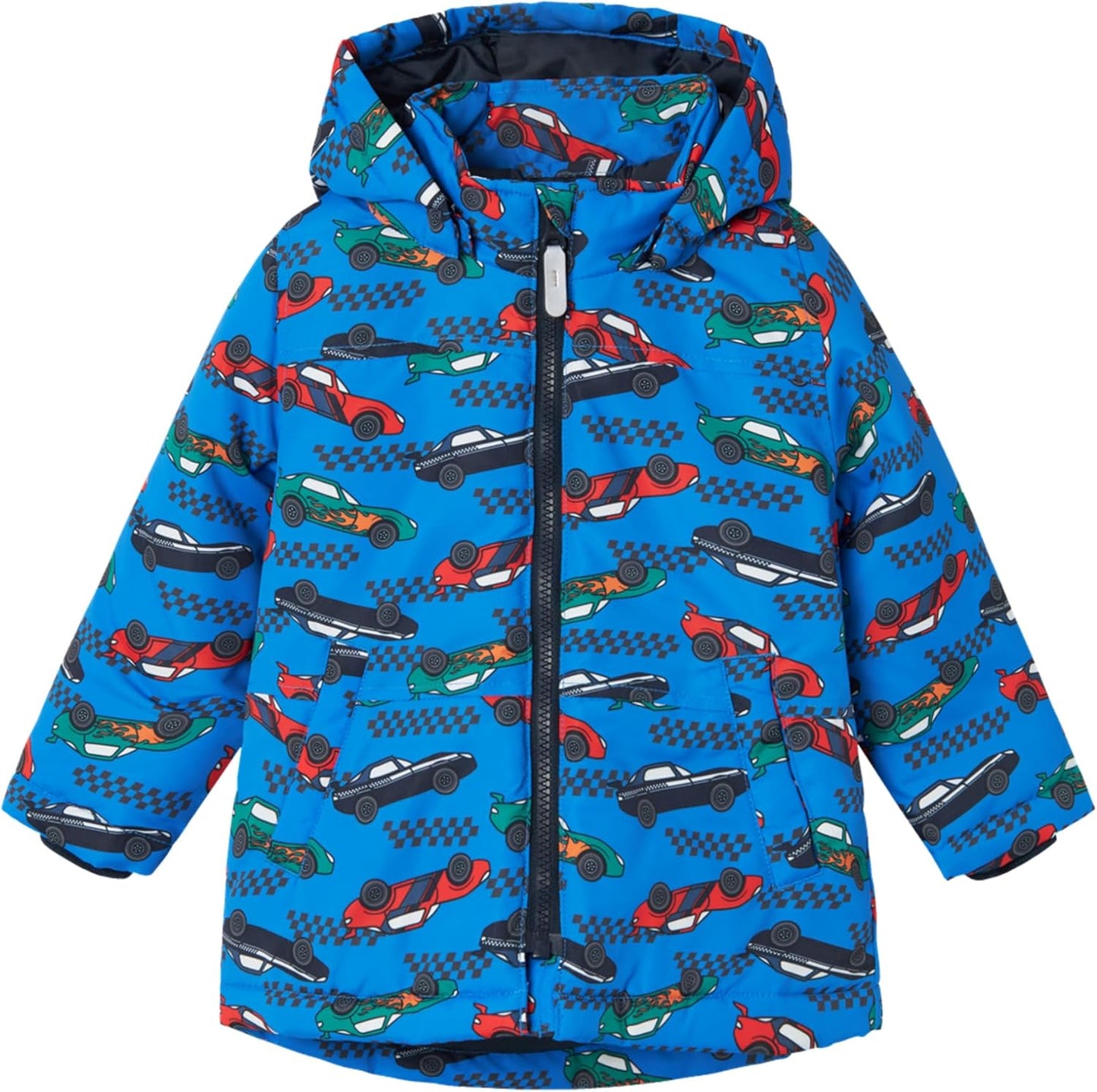 NAME IT Jungen Nmmmax Jacket AOP Kurzjacke, Blau, 104