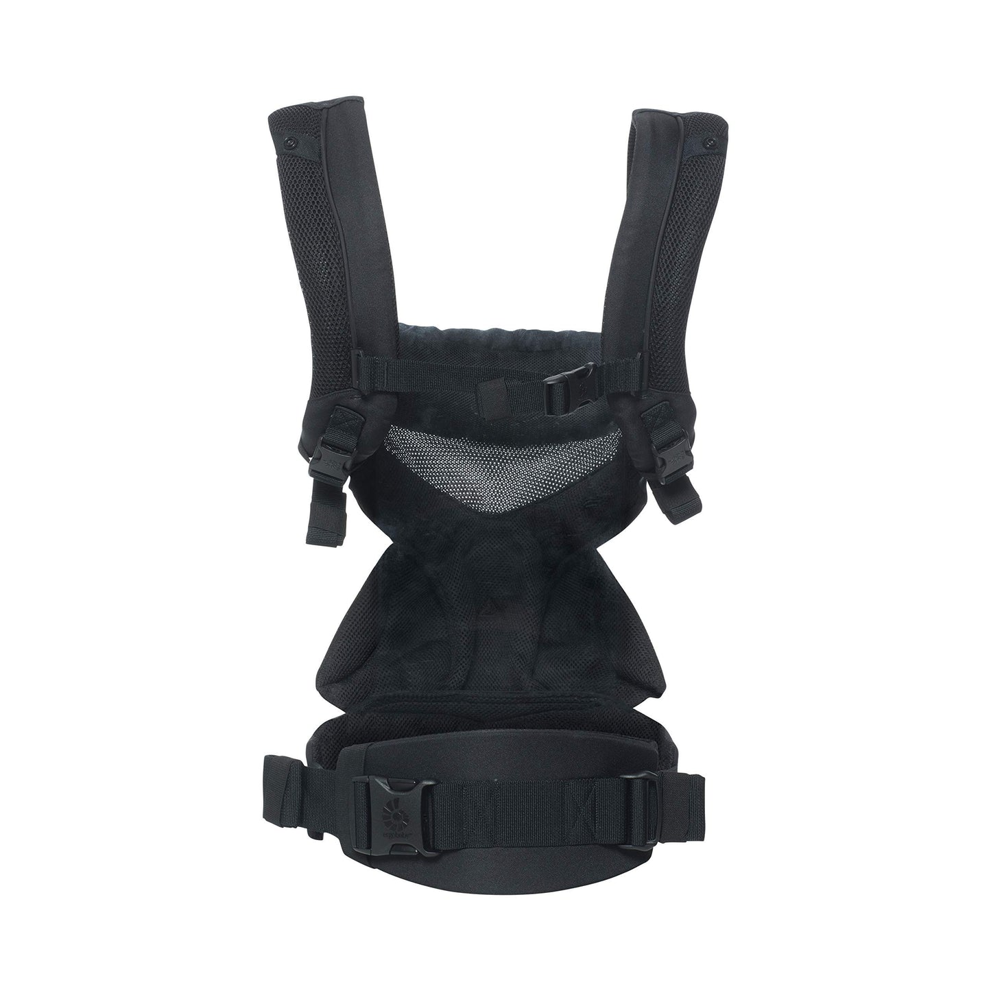 Ergobaby Babytrage, Omni 360 Cool Air Mesh mit 4 Positionen für Neugeborene bis Kleinkinder (0-4 Jahre), ergonomische Kindertrage und Rucksack, Mitternachtsblau