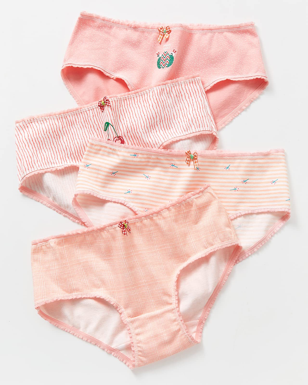 Adorel Girls' Briefs Cotton Teenage Underwear 12-Pack