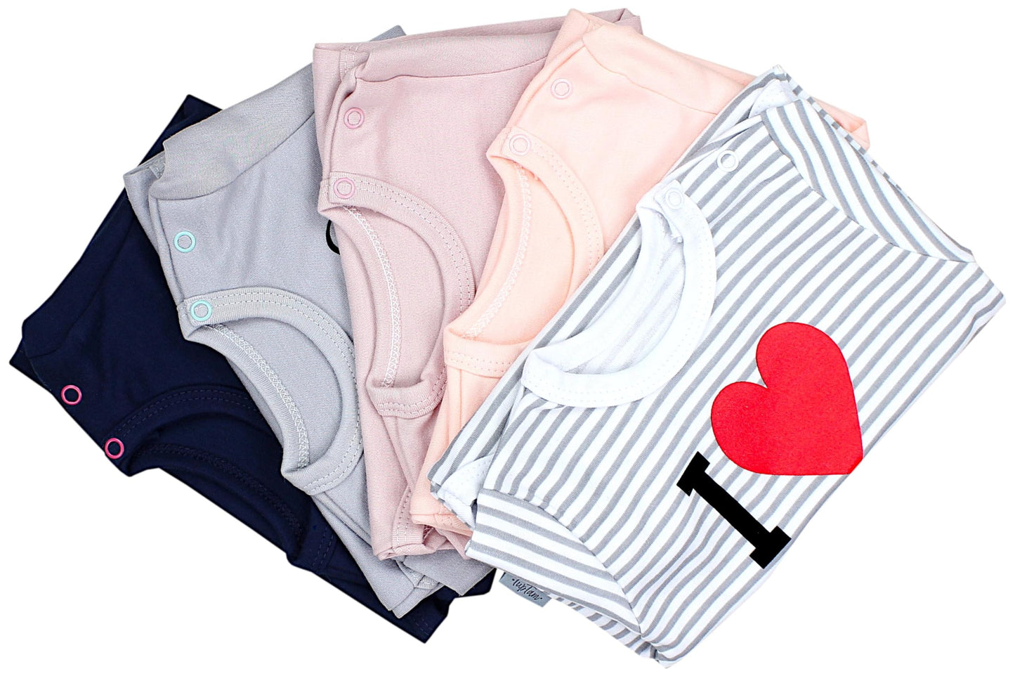TupTam Baby Body Kurzarm im 5er Pack – Bedruckter Body Baby aus Baumwolle für Jungen und Mädchen