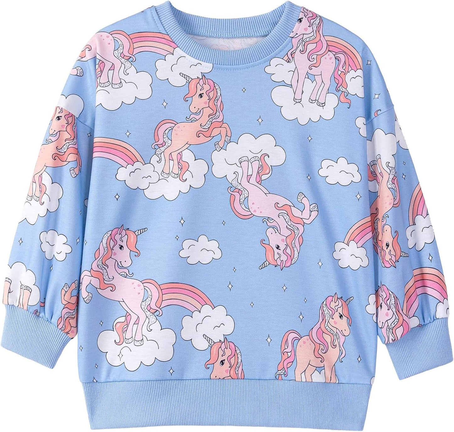 Mädchen Pullover für Kinder Langarmshirt Baumwolle Sweatshirt Winter Kleidung Langarm Tops 1-7 Jahre