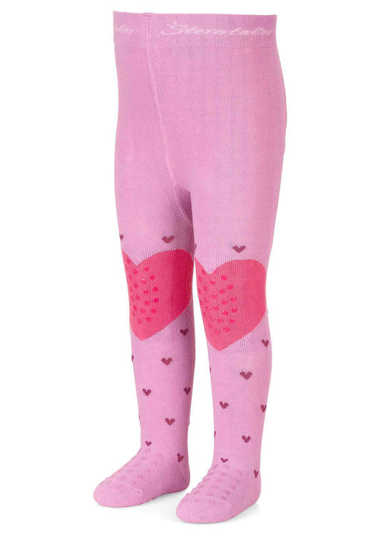 Sterntaler Crawling Tights Mouse - ABS Tights for Girls - Children's Tights with Non-Slip Nubs on Knee, Instep and Sole - Crawling Tights for Crawling Adventures