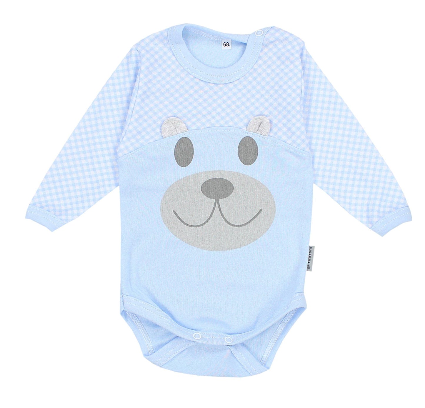 TupTam Baby Clothes Set Body Romper Hat Teddy Bear