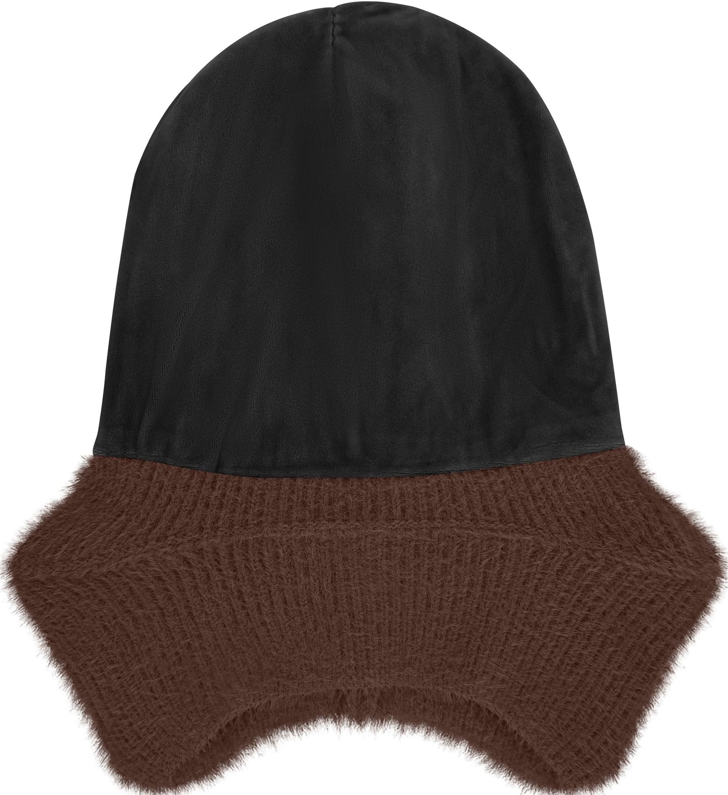 ATNKE Kinder LED Beleuchtete Ohrenklappen Mütze mit Licht,USB Wiederaufladbare 4 LED Laufmütze Stirnlampe Winter Warm Fleece Gefüttert Strick Mütze Geschenke für Jungen und Mädchen