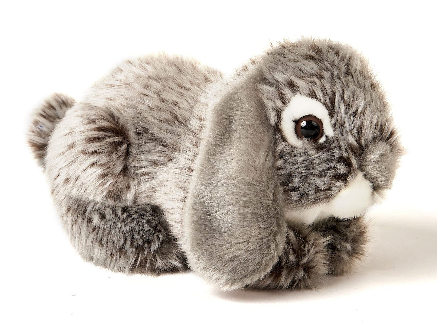 Uni-Toys - Widderkaninchen, liegend (braun) - 18 cm (Länge) - Plüsch-Hase, Kaninchen - Plüschtier, Kuscheltier