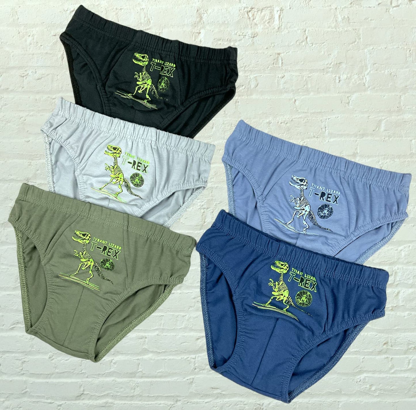 LOREZA ® 5/10 Jungen Slips aus Baumwolle Unterhosen Unterwäsche 92-158