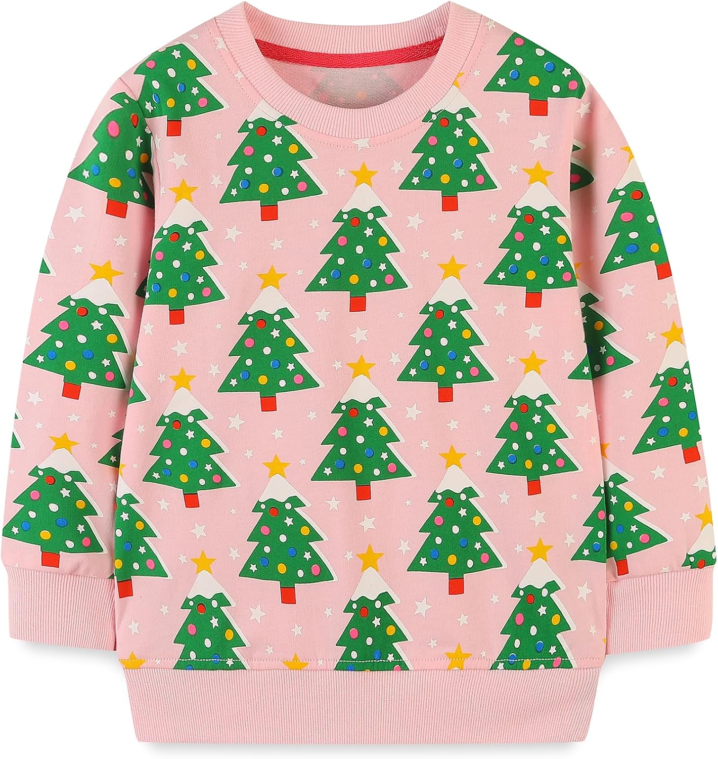 Mädchen Sweatshirt für Kinder Süß Cartoon Pullover Baumwolle Top Langarm T-Shirt Größe 1-12 Jahre