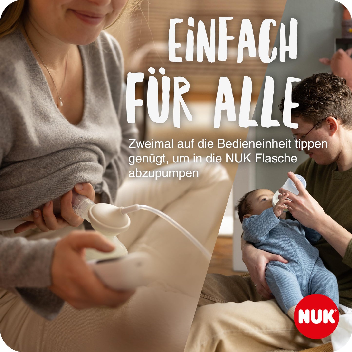 NUK Perfect Match Complete Feeding Set | Ab 0 Monate | Vario Express-Sterilisator, 4 Babyflaschen, Flaschenwärmer, Flaschenbürste und mehr | Regenbogen | 8 Stück
